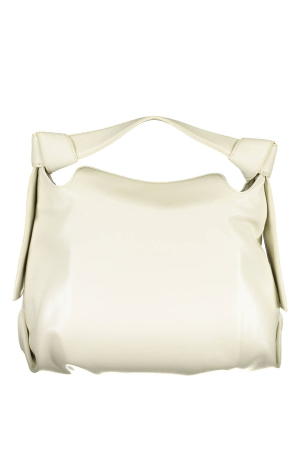 Borsa da donna in poliestere beige