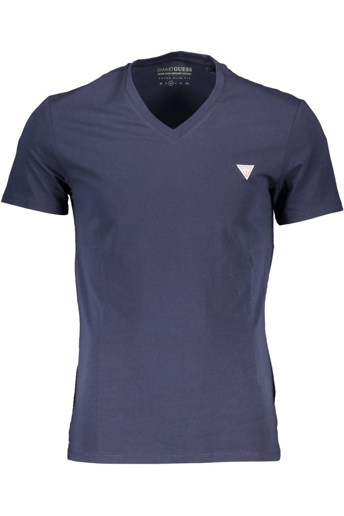 Blue Cotton Men TShirt