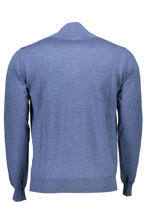 Maglione da uomo in lana blu