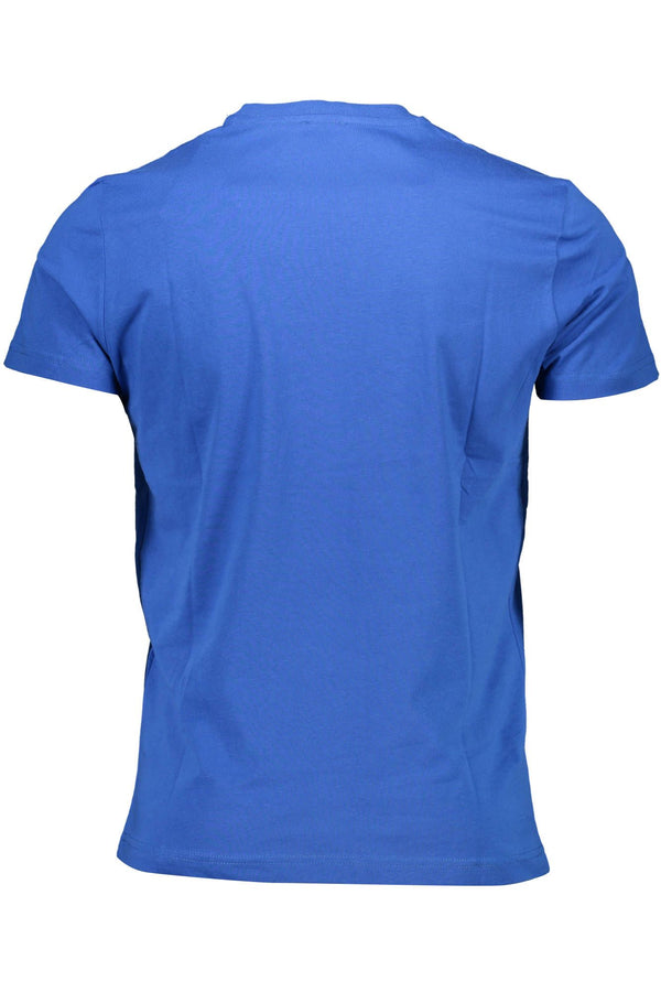 Maglietta da uomo in cotone blu