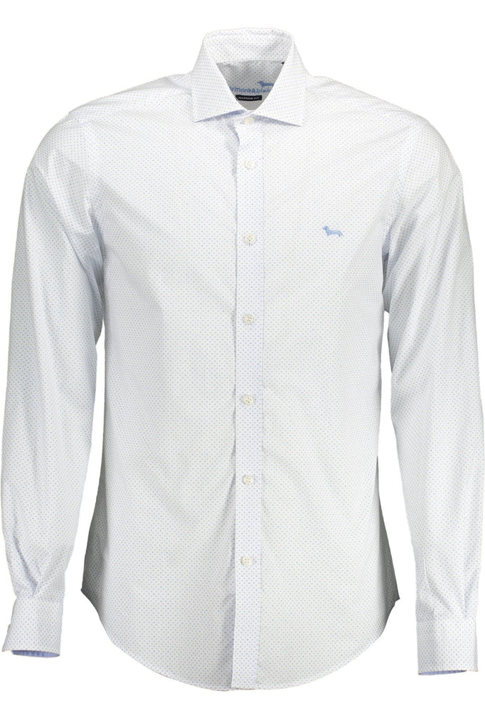 Camicia da uomo in cotone bianco