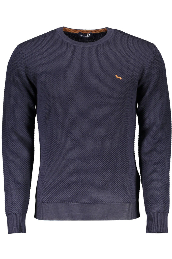 Maglione da uomo in lana blu