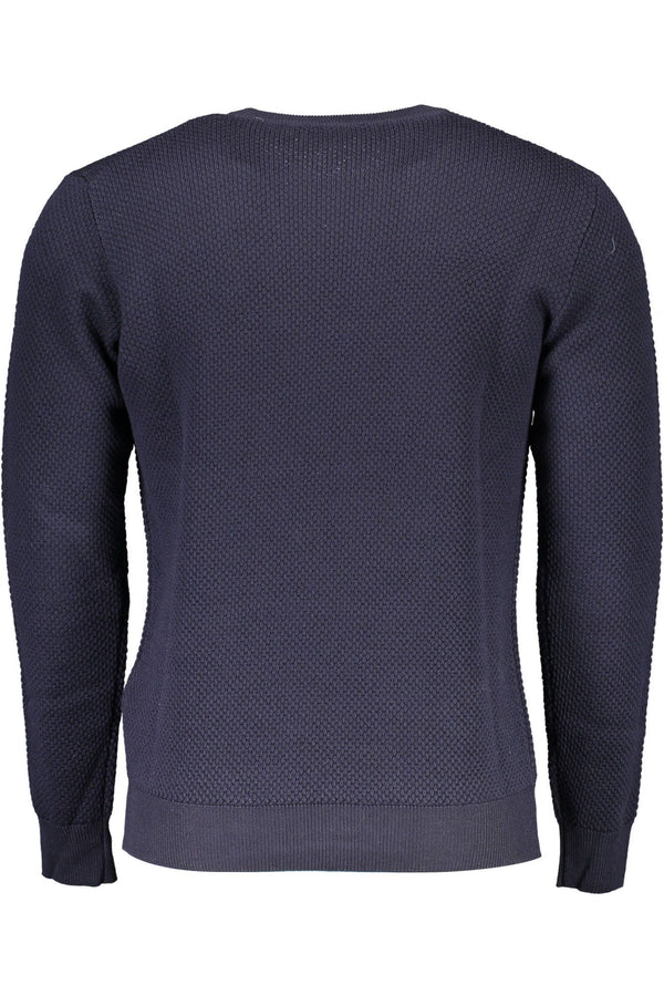 Maglione da uomo in lana blu