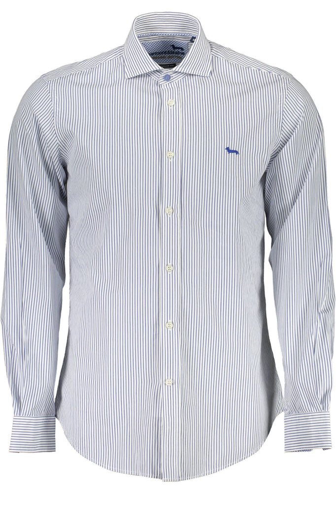 Camicia da uomo in cotone bianco