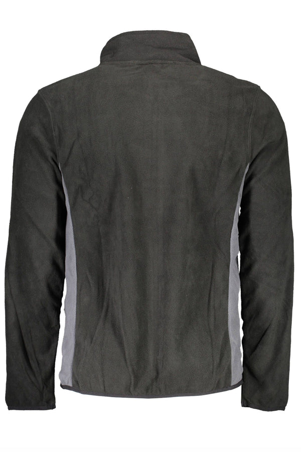 Black Polyester Men Sweater