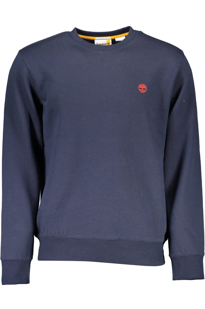 Maglione da uomo in cotone blu