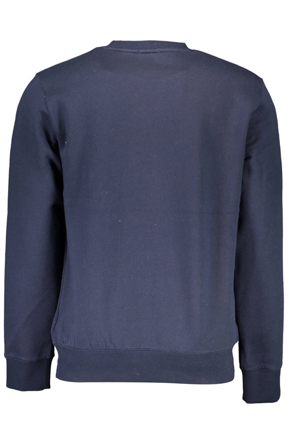 Maglione da uomo in cotone blu