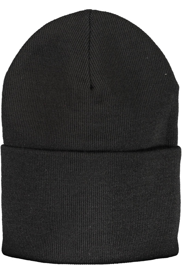 Cappello da uomo in acrilico nero