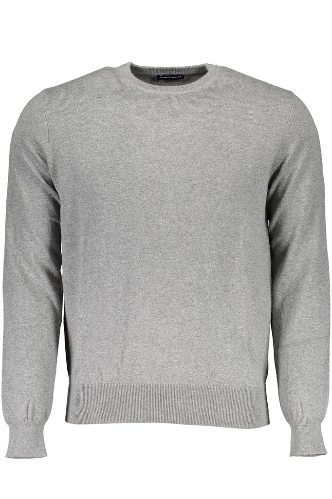 Maglione da uomo in cotone grigio