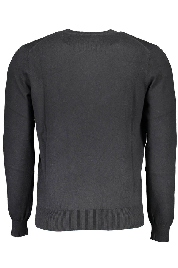 Maglione da uomo in cotone nero