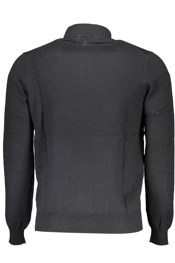 Maglione da uomo in cotone nero