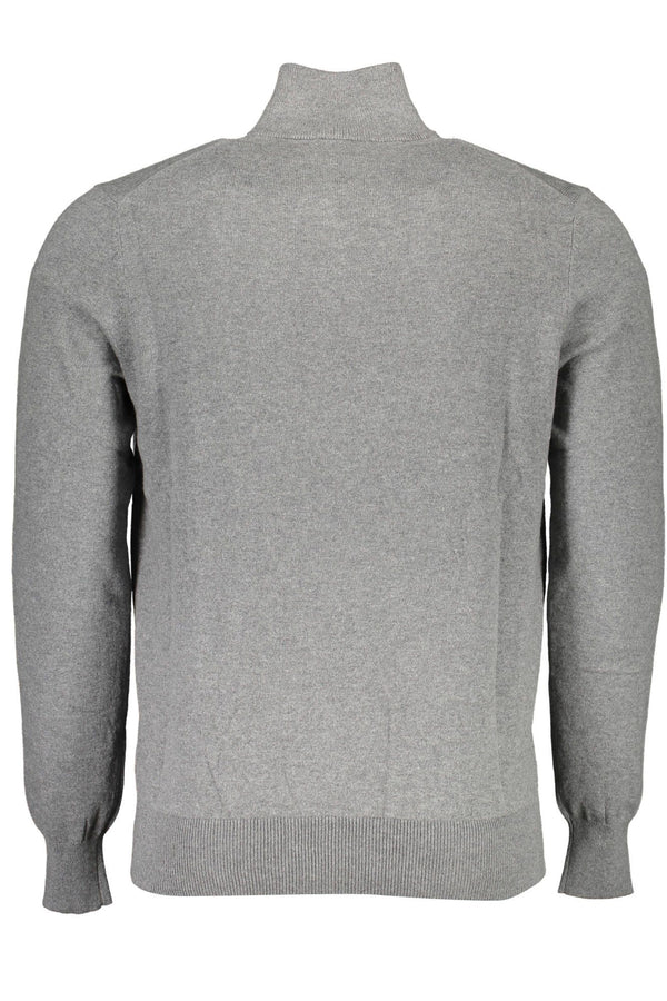 Maglione da uomo in cotone grigio