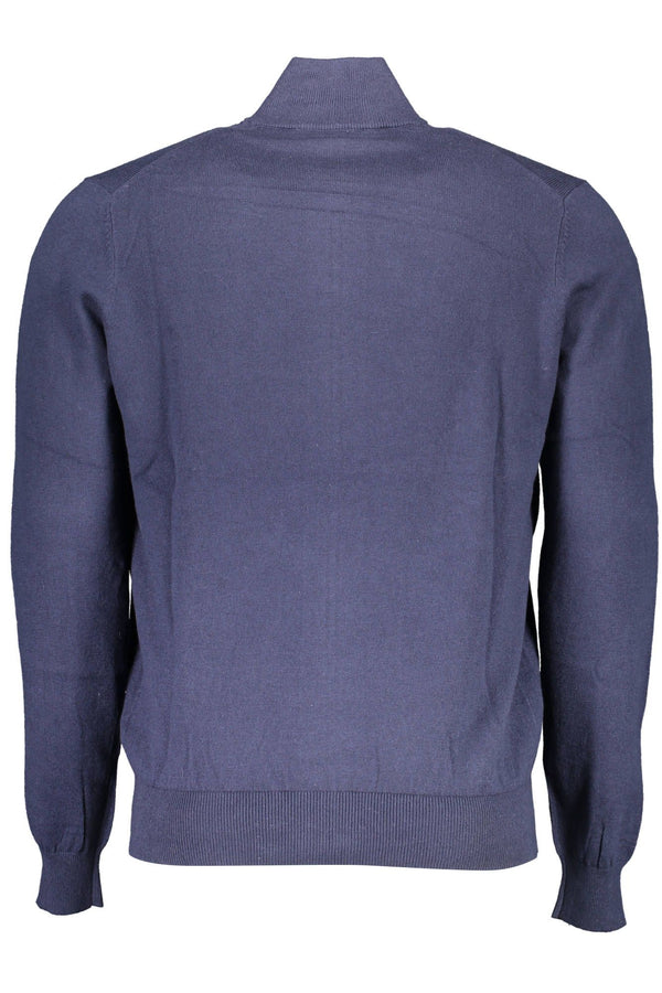 Maglione da uomo in cotone blu