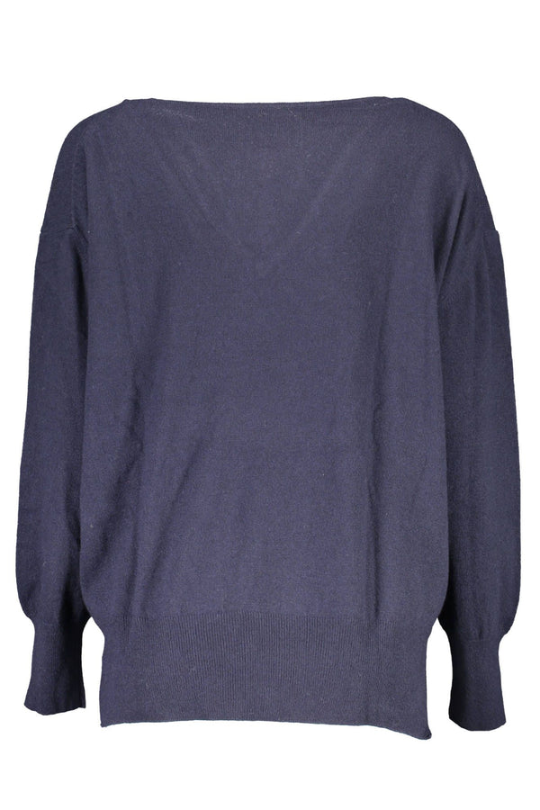 Eco-Conscious V-Neck Wool Blend Sweater