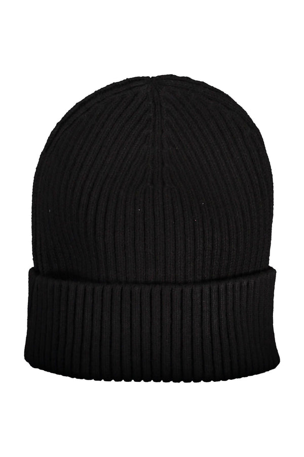 Cappello da uomo in cotone nero