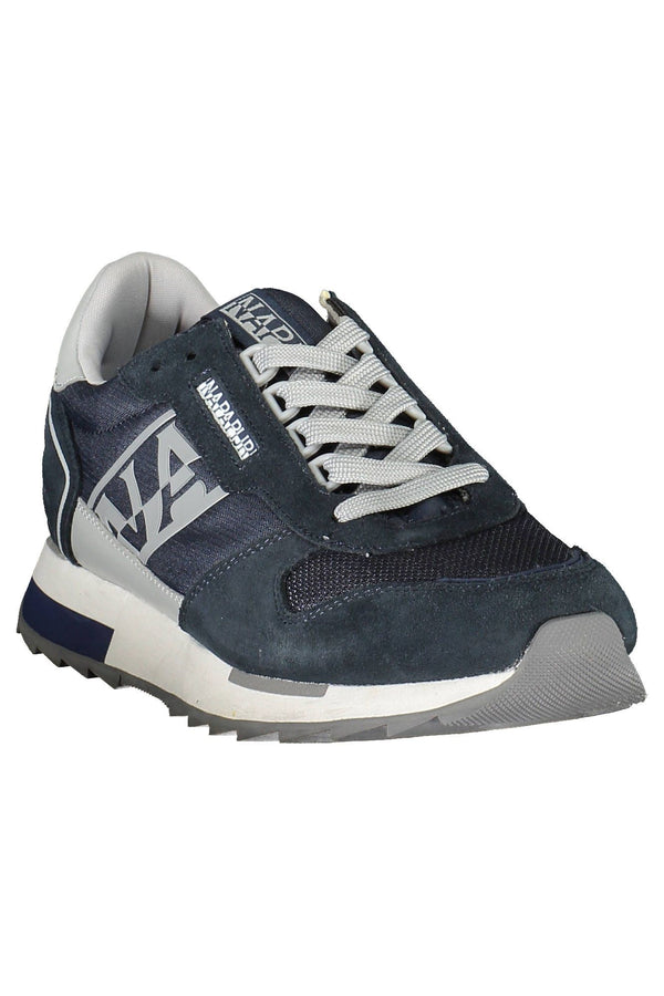 Sneaker uomo in poliestere blu