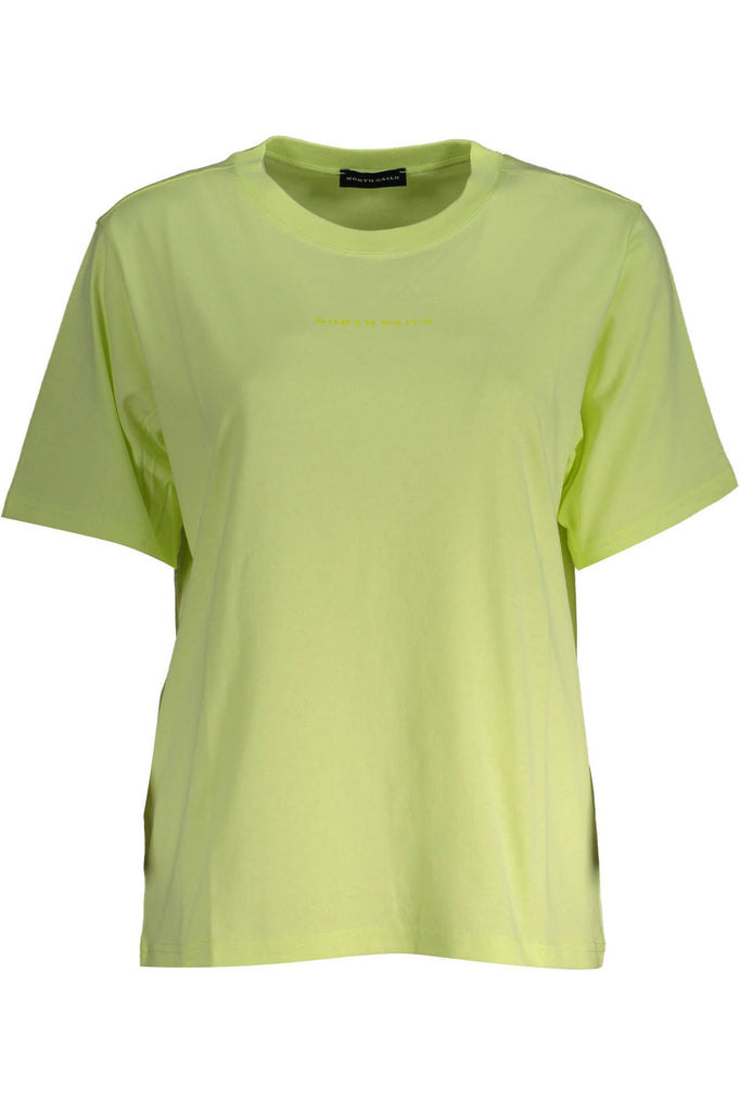 Yellow Cotton Women TShirt