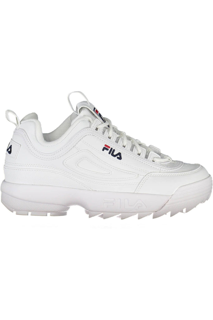 Sneaker donna in poliestere bianco