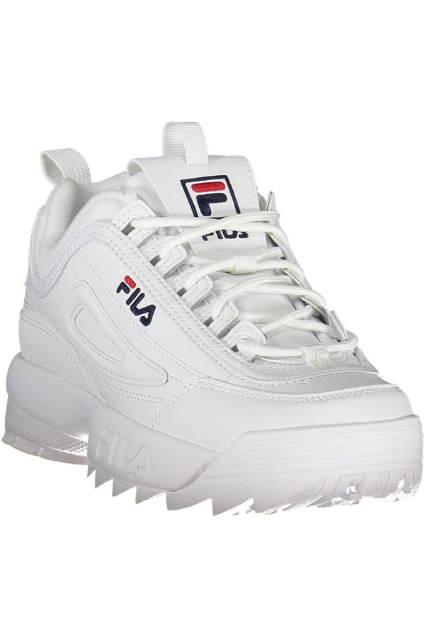 Sneaker donna in poliestere bianco