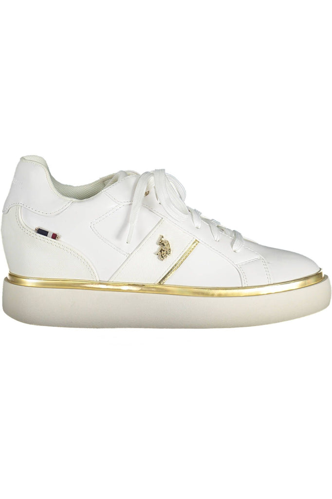 Sneaker donna in poliestere bianco