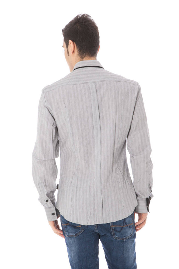 Camicia da uomo in cotone bianco