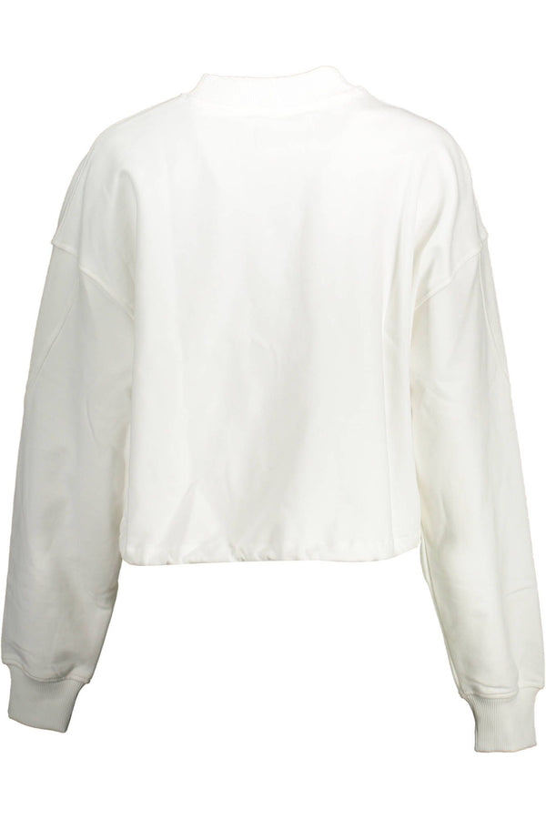 Maglione da donna in cotone bianco