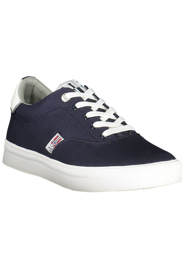 Sneaker uomo in poliestere blu