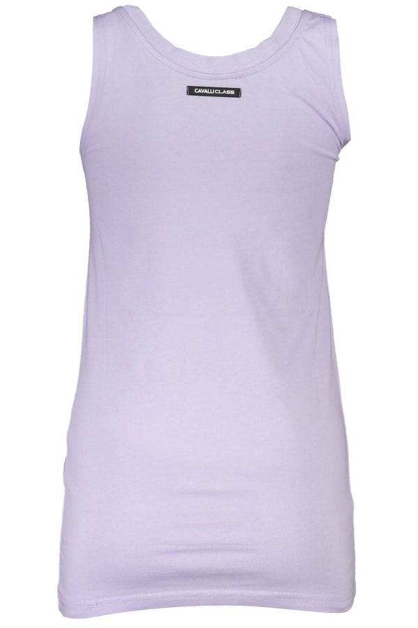 Top donna in cotone viola