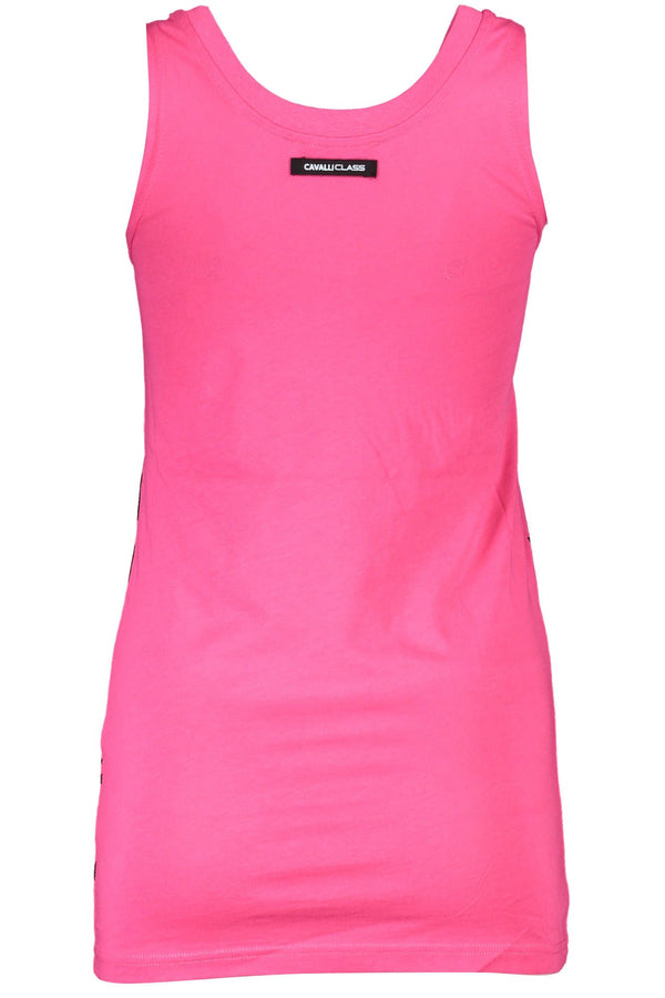 Top donna in cotone rosa