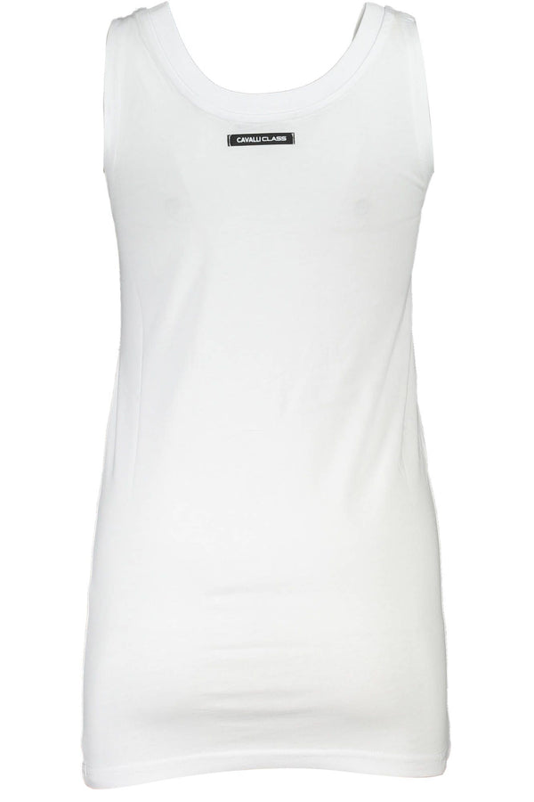 Top donna in cotone bianco