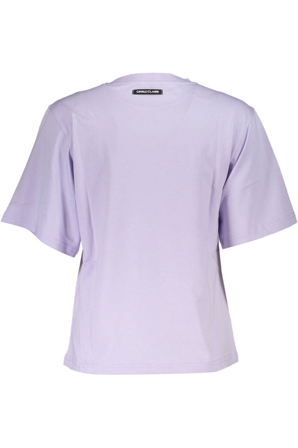 Top donna in cotone viola