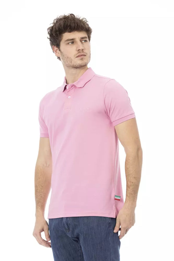 Multicolor Cotton Men Polo