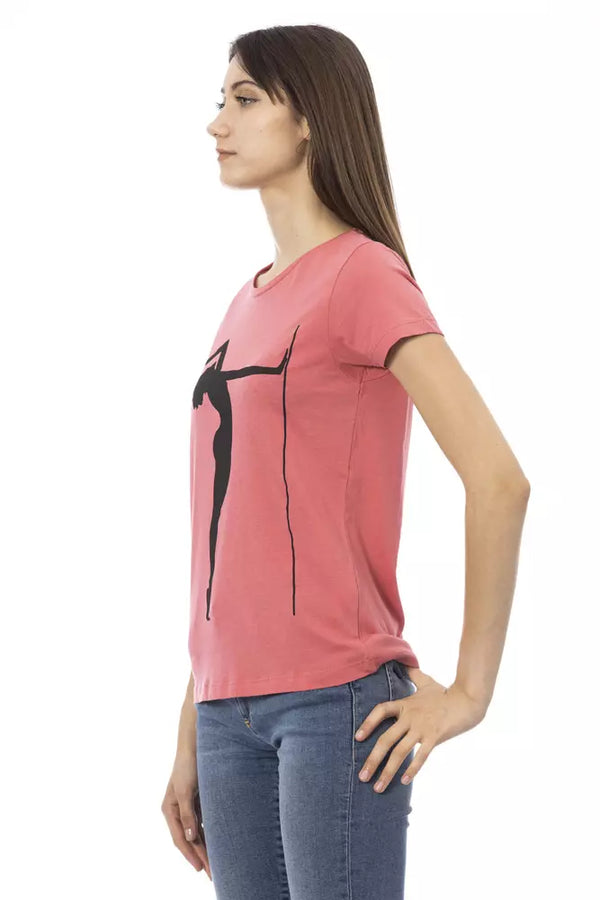 Top donna in cotone multicolore