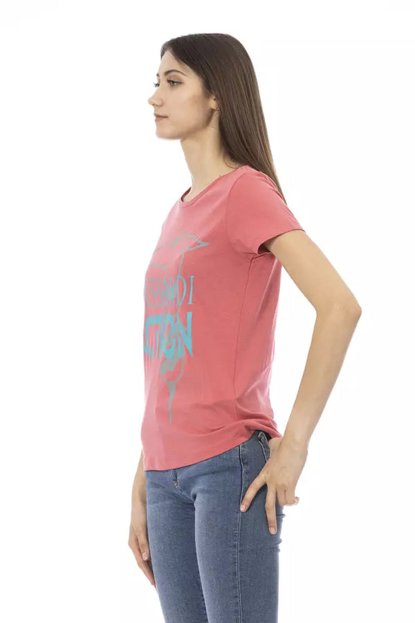 Top donna in cotone multicolore