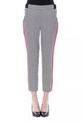 BYBLOS Black Viscose Women Pant
