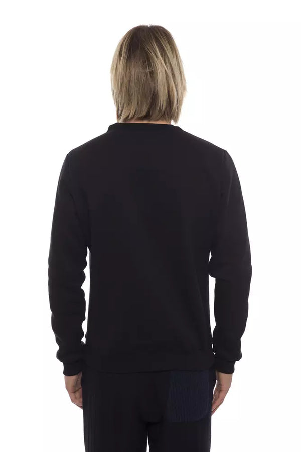 Maglione da uomo in cotone nero