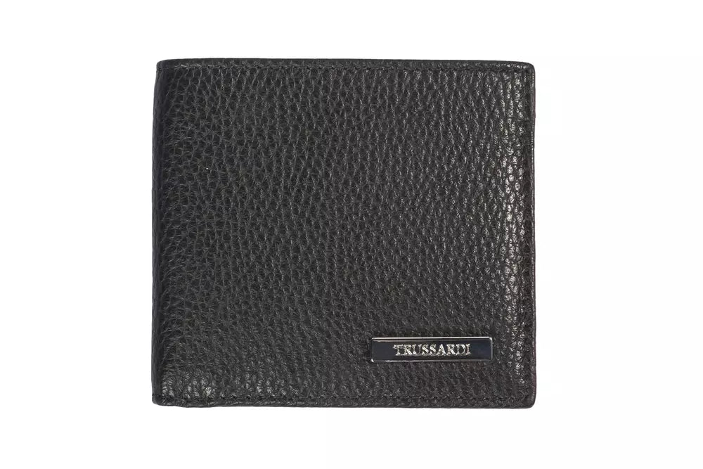 Black Leather Men's Wallet