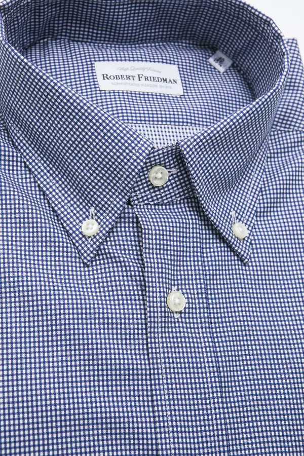 Blue Cotton Men's Shirt