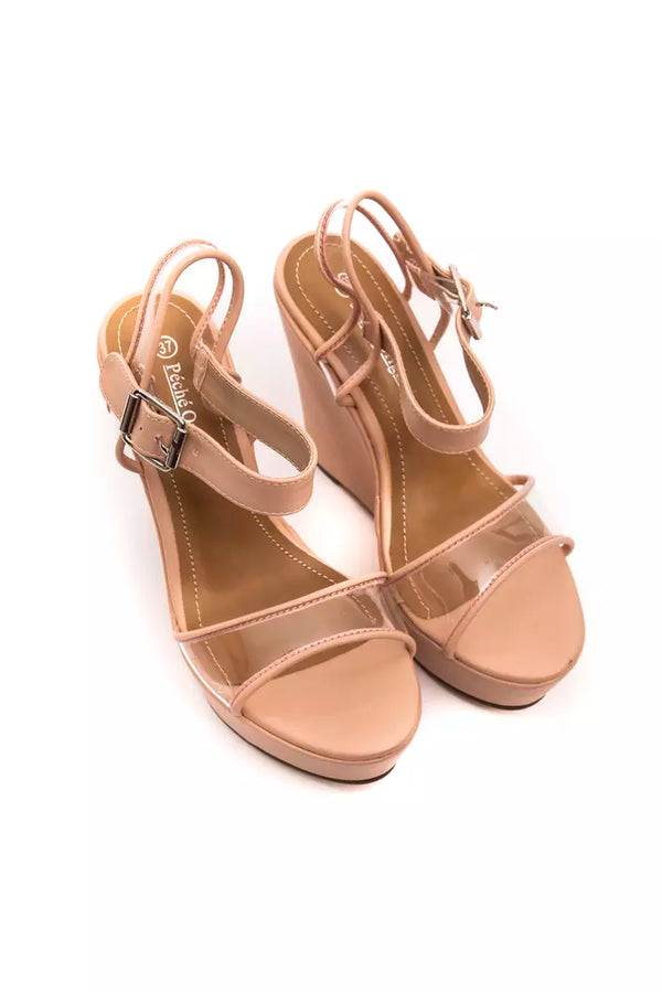 Beige Polyethylene Women Sandal