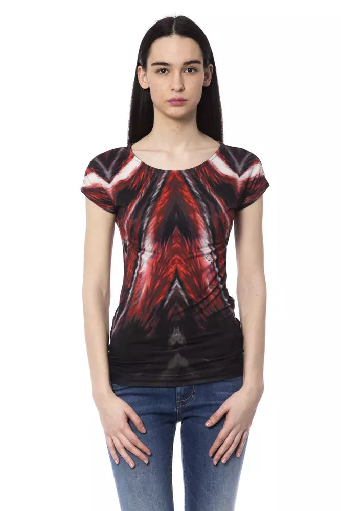 Multicolor Viscose Women T-Shirt