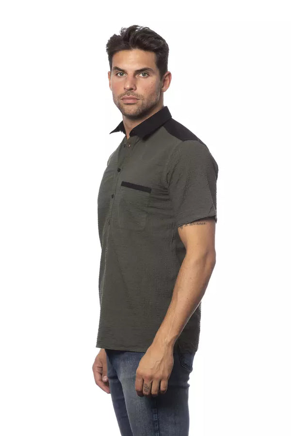 Camicia da uomo in cotone dell'esercito