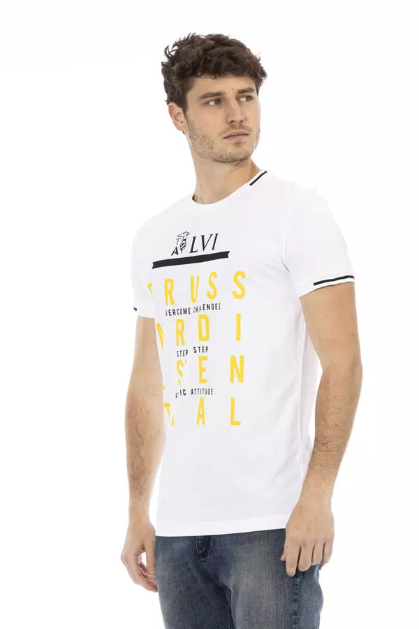 White Cotton Men TShirt