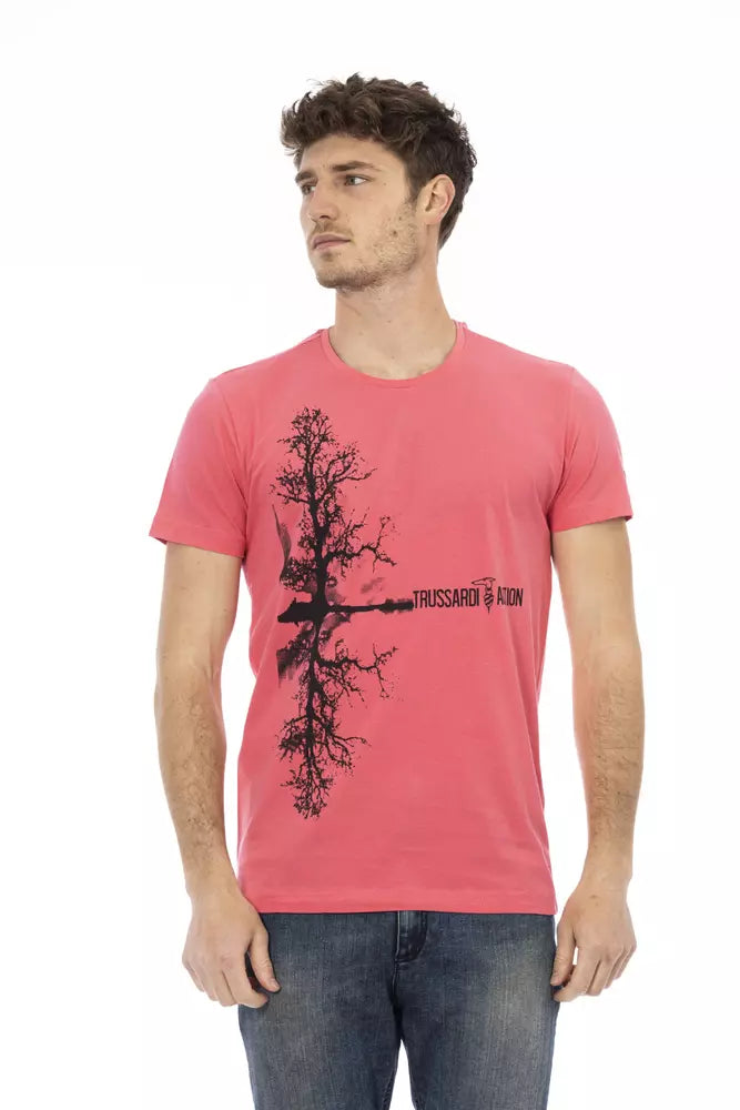 Multicolor Cotton Men T-Shirt