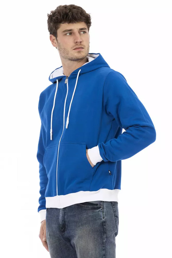 Maglione da uomo in lana blu