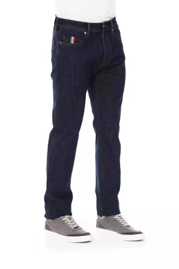 Blue Cotton Men Jean