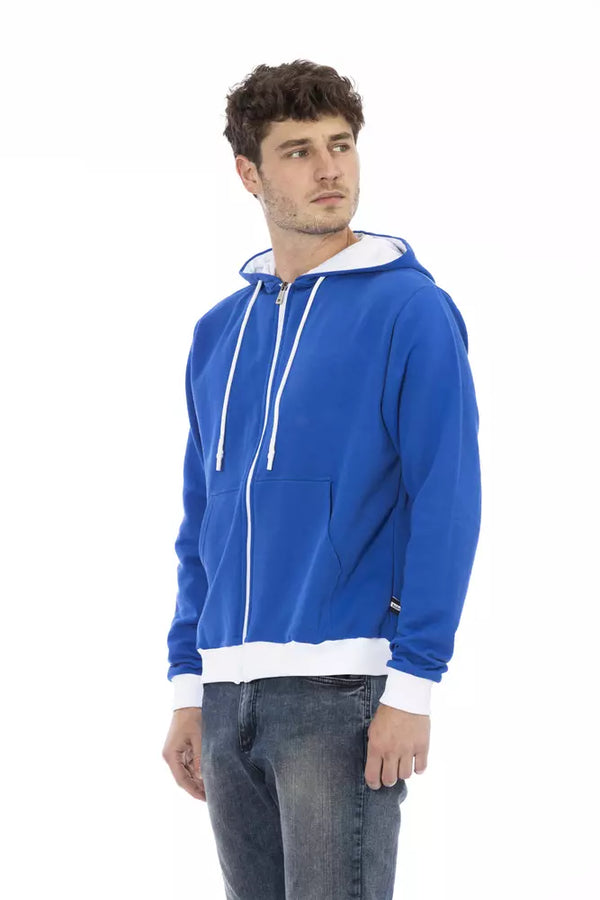 Maglione da uomo in lana blu