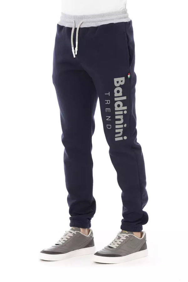 Pantalone da uomo in cotone blu