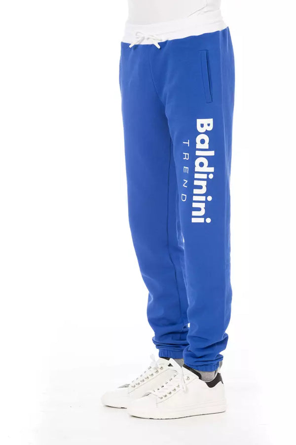 Pantaloni da uomo in cotone blu