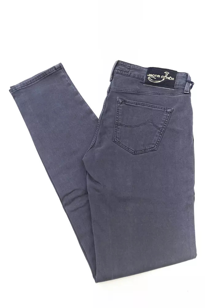 Blue Cotton-Like Women's Jean