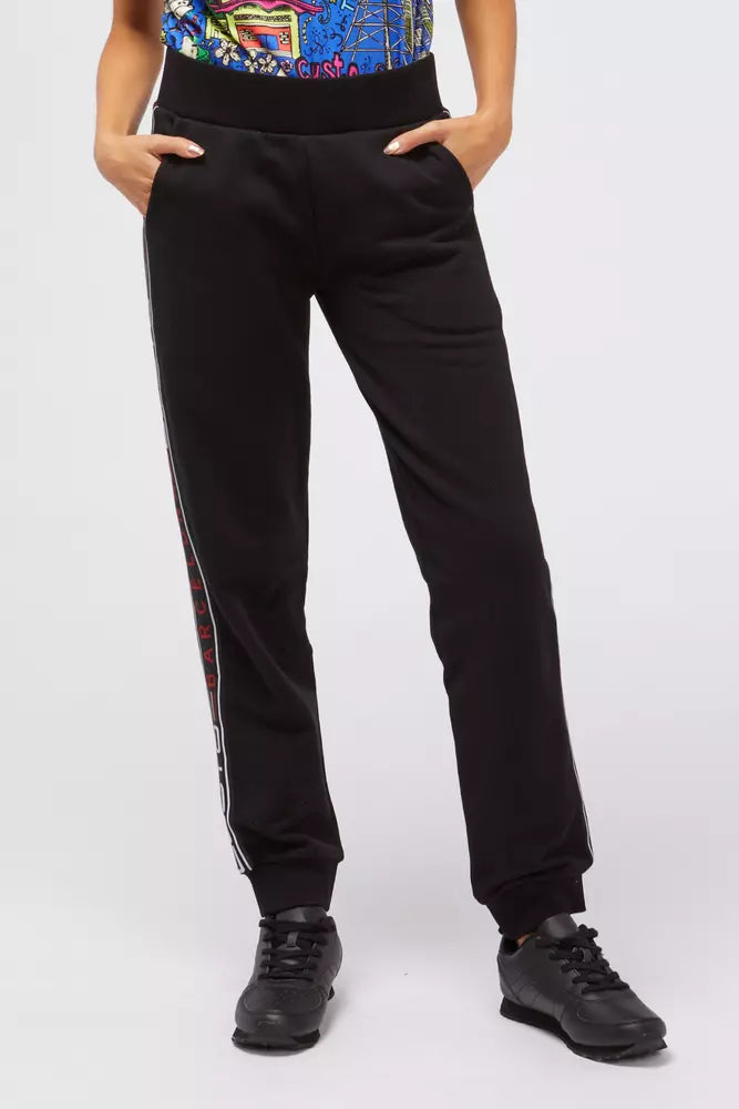 Pantalone da donna in cotone nero